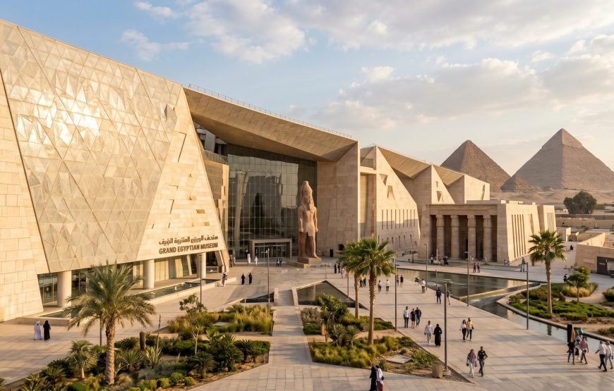 Cairo Excursion by Plane with Visit to the New Grand Egyptian Museum (GEM)