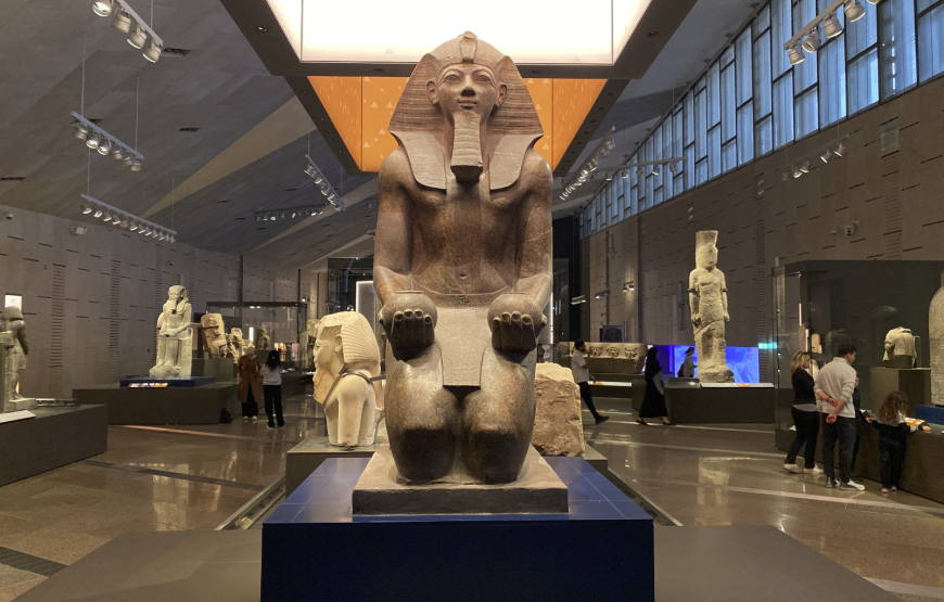 Cairo Excursion by Plane with Visit to the New Grand Egyptian Museum (GEM)