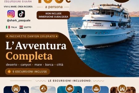 Pacchetto Canyon Colorato Completo: 5 Escursioni in 1 a Sharm El Sheikh