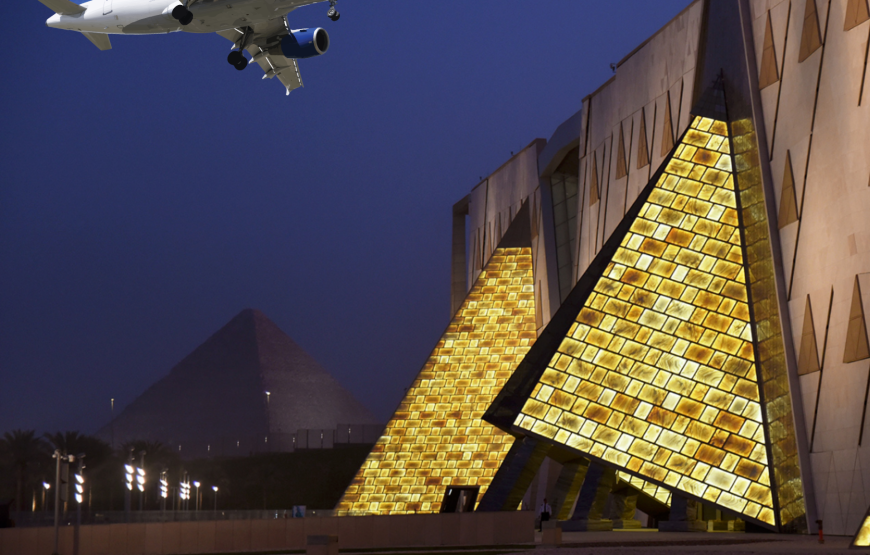 Cairo Excursion by Plane with Visit to the New Grand Egyptian Museum (GEM)