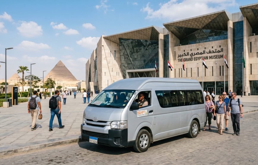 Escursione a Il Cairo in Bus con Visita al Nuovo Grand Egyptian Museum